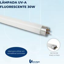 15 Lâmpadas Fluorescente 30w Uv-A
