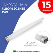 15 Lâmpadas Fluorescente UV-A 15w