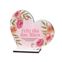 15 Lembrança MDF Coração Carinhosa Dia das Mães 15 Lembrança MDF Coração Carinhosa Dia das Mães