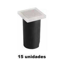 15 Luminária Piso Embutir Led 1W 3000K Quente IP67 Escada Ali62