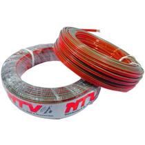 15 metros de fio bicolor cristal 2x1,00mm cabo paralelo polarizado de qualidade p/ som e instalações