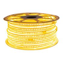 15 Metros Fita Led Smd dimerizável 22500 lumens 120 Led/metro branco quente 220V St5730