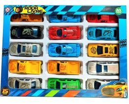 15 mini carrinhos coleção de carros pequenos miniaturas veículos de brinquedo infantil - Ark Toys