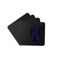 15 Mousepads Couro 20 X 20 + Apoio Para Copos