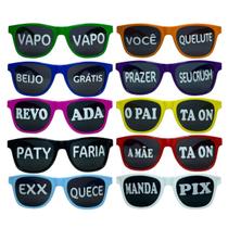 15 Óculos Com Frases Coloridos Para Festas Balada 15 Óculos Com Frases Coloridos Para Festas Balada