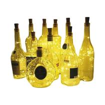 15 Pacotes De Luzes LED Para Garrafa De Vinho Operadas Por Bateria, 20 Cordas De Cortiça, Mini Fio