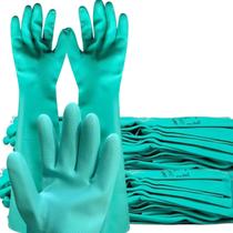 15 Pares Luva Comprida 45cm Profissional Borracha Certifica