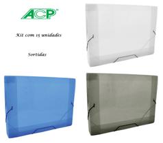 15 Pastas Plasticas Com Aba Elastico Tamanho Ofício - Cores 15 Pastas Plasticas Com Aba Elastico Tamanho Ofício - Cores
