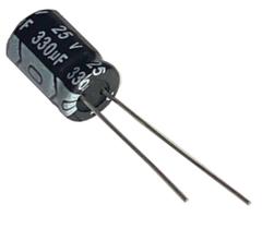 15 PÇS CAPACITOR ELETROLITICO 330X25V - 330 UF X 25V - 105º