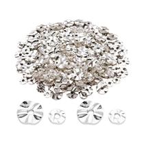 15 Peças De Contas Espaciadoras Onduladas Douradas Banhadas a Cobre 18K Para Acessórios De