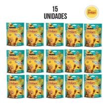 15 Petiscos Friskies Para Gatos Adultos Sabor Camarão Purina