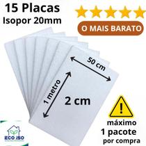 15 Placas de Isopor 20mm 100cm x 50cm x 2cm Forro MÁXIMO 01 KIT POR COMPRA - 360.DIGITAL