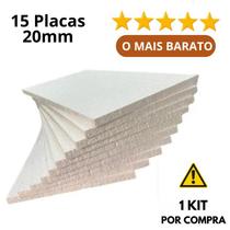 15 Placas De Isopor Antichamas Espessura 20mm ( 2cm ) Tamanho 100x50x2cm