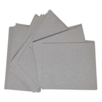 15 Placas Papel Papelão Paraná Cinza Tipo Holler A3 42x29,7
