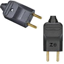15 Plug Plugue Tomada Macho 2 Pinos 10a Preto Prensa Cabos Margirius 15 Plug Plugue Tomada Macho 2 Pinos 10a Preto Prensa Cabos Margirius