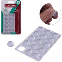 15 Protetor Pvc Borracha Anti Impacto Gota Adesivo 14mm