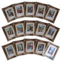 15 Quadros da Via Sacra 33x41cm Fé e Devoção