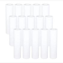15 Refil Filtro Caixa D Água Cavalete Pp Liso 9 3/4 5 Micra Branco 15 Refil Filtro Caixa D Água Cavalete Pp Liso 9 3/4 5 Micra Branco