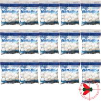 15 Repelentes Naftalina Anti Praga Traça Morcego E Pombos 50g 15 Repelentes Naftalina Anti Praga Traça Morcego E Pombos 50g