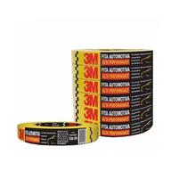 15 rolos fita crepe 3m alta performance amarela 16mm x 40m