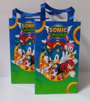 15 sacolinhas para aniversario tematica sonic