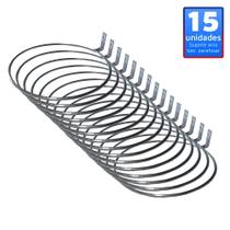 15 Suporte Anel Argola Arco 20cm Parafusar Parede Sem Vaso 15 Suporte Anel Argola Arco 20cm Parafusar Parede Sem Vaso