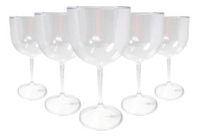 15 Taças Gin Acrílica Cristal Colorido 450ml Elegância Personalização para Seus Eventos