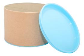 15 Tubo Lata C/ Tampa Plástica 7x10 Kraft P/ Personalizar mimo decoração evento natal aniversario