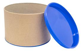 15 Tubo Lata C/ Tampa Plástica 7x10 Kraft P/ Personalizar mimo decoração evento natal aniversario