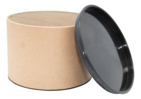 15 Tubo Lata C/ Tampa Plástica 7x10 Kraft P/ Personalizar mimo decoração evento natal aniversario