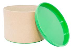 15 Tubo Lata C/ Tampa Plástica 7x10 Kraft P/ Personalizar mimo decoração evento natal aniversario