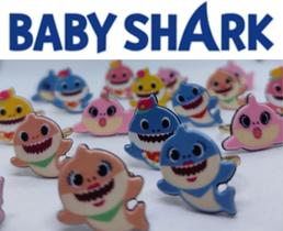 15 UN Aneis infantis Baby Shark. Lembrancinhas para Festa Baby Shark. Produto Novo.