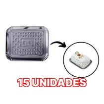 15 Un Bandeja de Papelão Laminada n 23 20x24 Para Bolo, Torta, Salgado
