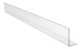 15 Unidades Cantoneira Aparador De Gôndola 100x5cm Pvc0,75mm 15 Unidades Cantoneira Aparador De Gôndola 100x5cm Pvc0,75mm