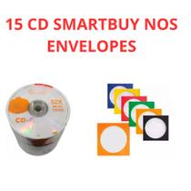 15 unidades de Mídia Virgem CDR 52x 700mb 80min Smartbuy 15 unidades de Mídia Virgem CDR 52x 700mb 80min Smartbuy