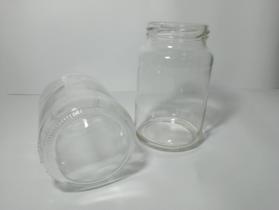 15 unidades de potes de vidro 600ml com tampa dourada