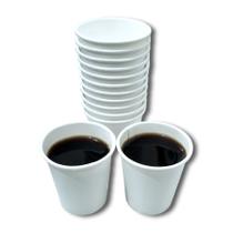 150 Copos de Papel Branco Térmicos 60ml: Solução Ecológica, Biodegradável e Prática para Bebidas