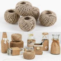 150 Metros Fio de Juta Natural 2mm Artesanato Embalagem DIY