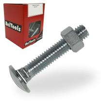 150 Parafuso Aço Carbono 6x25mm FRANCES C/ Porca Belenus