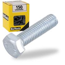 150 Parafuso Aço Carbono 6x40mm Sextavada s/ Fenda Belenus