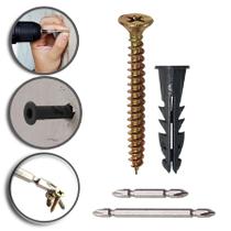 150 Parafusos Phillips C/bucha 6mm Anel- total 300 Unidades