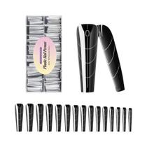 150 Peças De Formas Duplas Para Unhas, Acrílico, Poli Gel, Moldes De Construção Rápida Uv, 15