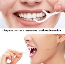 150 Peças Palito de Limpeza Dental Fio Dental com Haste