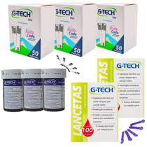 150 Tiras 200 Lancetas Glicemia Medidor Fita Vita