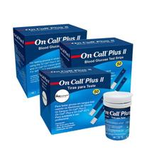 150 Tiras de Glicose On Call Plus II