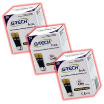 150 Tiras Glicemia Gtech Free Fitas Glicose Diabete