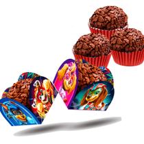 150 uni Forminhas vermelha Decoração Patrulha Canina festa 150 uni Forminhas vermelha Decoração Patrulha Canina festa