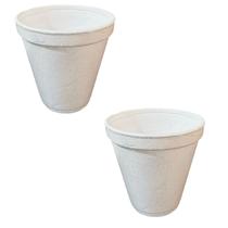 150un Copo Isopor Térmico 70ml Bebidas quente ou fria Branco 150un Copo Isopor Térmico 70ml Bebidas quente ou fria Branco