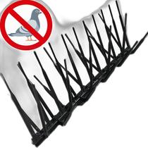 152 Espículas Anti Pombos Gatos Repelente Preta 33 Cm
