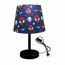1523-prt-abajur luminaria infantil 15x20 homem aranha carinha 1523-prt-abajur luminaria infantil 15x20 homem aranha carinha